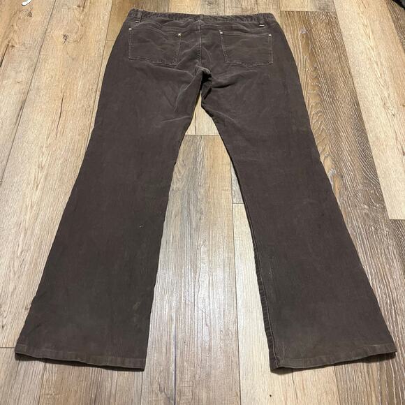 VTG 90s Y2K Polo Ralph Lauren Jeans Co Corduroy Bootcut Pants Brown 14x32 USA - Picture 4 of 8